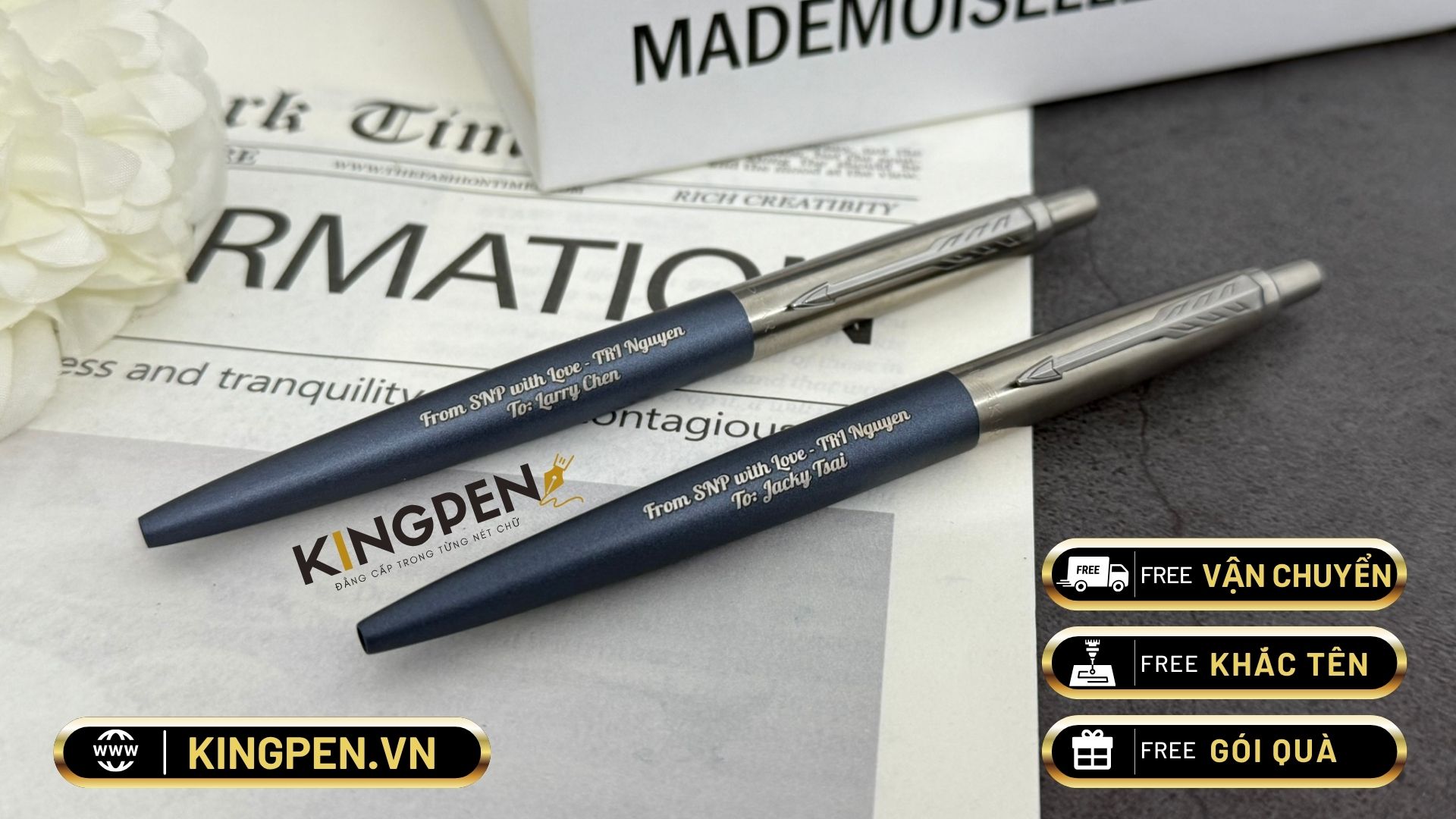 Bút bi Parker Jotter XL Matte Blue Ballpoint Pen 2068359 4 Bút bi Parker Jotter XL Matte Blue Ballpoint Pen 2068359