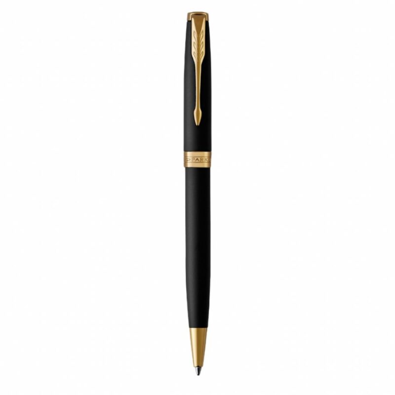 Bút bi Parker Sonnet Matte Black GT Ballpoint Pen 1931519