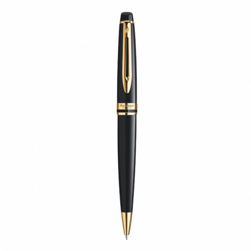 Bút bi Waterman Expert Black GT Ballpoint Pen S0951700