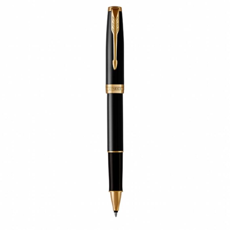 Bút dạ bi Parker Sonnet Black Lacquer GT Rollerball Pen 1931496