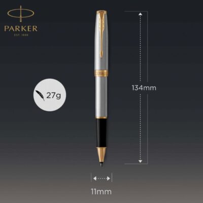 But da bi Parker Sonnet Stainless Steel GT Rollerball Pen 1931506 5