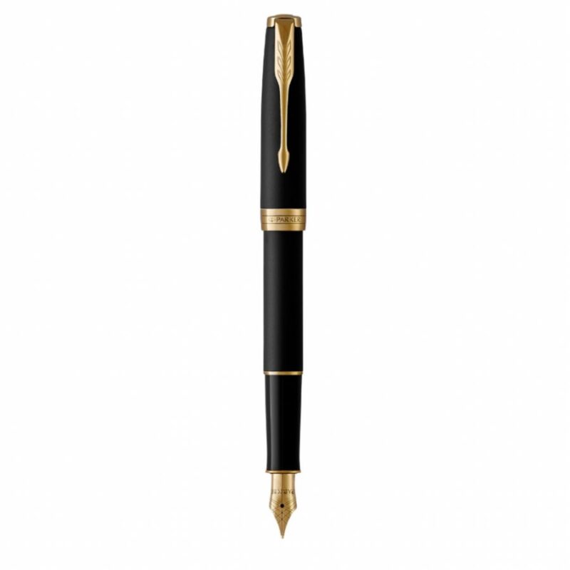 Bút máy Parker Sonnet Matte Black GT Fountain Pen 1931517