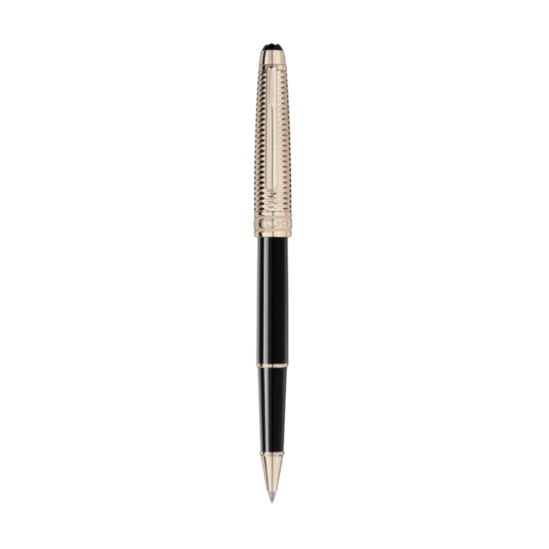 Bút dạ bi Montblanc Meisterstuck Doue Geometry Champagne Gold Rollerball MB118093