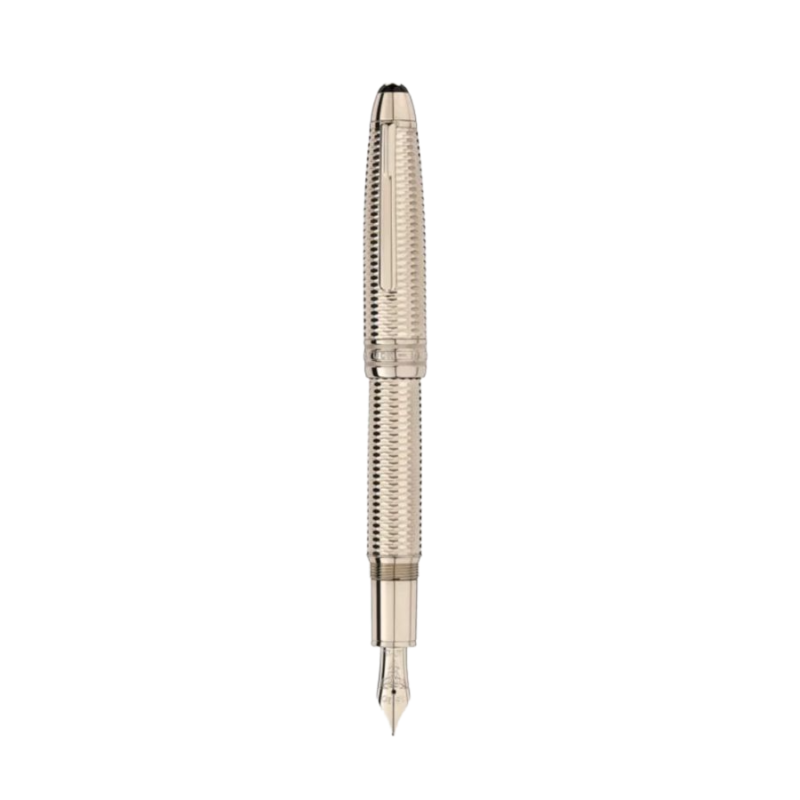 Bút máy Montblanc Meisterstuck Geometry Solitaire Champagne Gold Legrand Fountain Pen MB118100