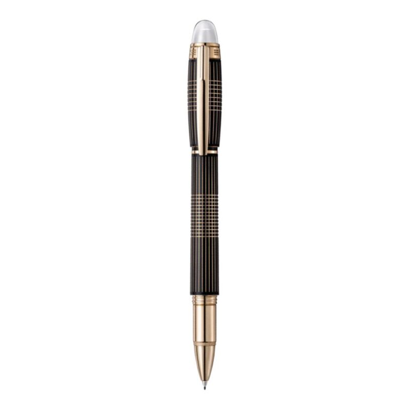 Bút dạ bi Montblanc Starwalker Red Gold Metal Rollerball Pen MB106868