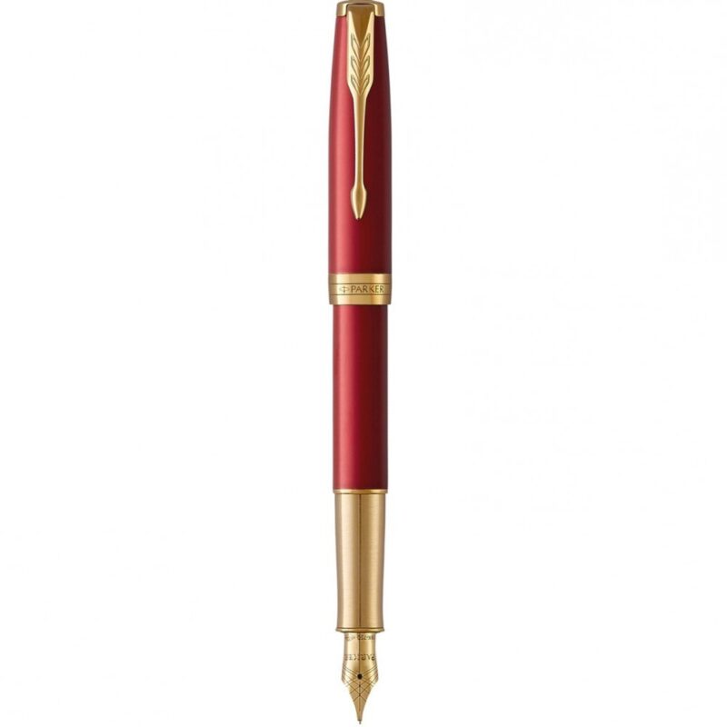 Bút máy Parker Sonnet Red 18K Lacquer GT Fountain Pen 1931478