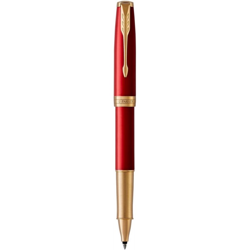 Bút dạ bi Parker Sonnet Red 18K Lacquer GT Rollerball Pen 1948085