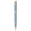 Parker IM Monochrome Blue Champagne Fountain Pen