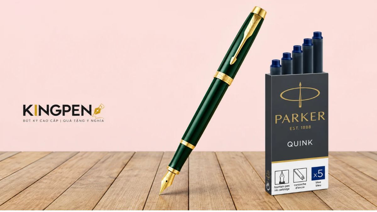 Hướng dẫn cách lắp ống mực bút Parker chuẩn nhất 5 Cách lắp ống mực bút Parker chuẩn