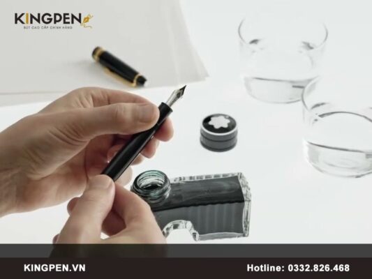 Cách bơm mực bút máy Montblanc