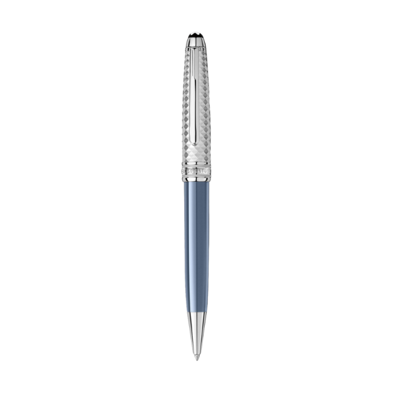 Bút bi Montblanc Meisterstuck Glacier Doue Ballpoint Pen MB129405