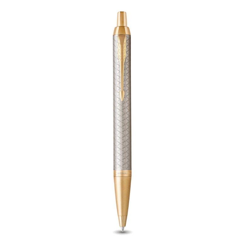 Bút bi Parker IM Premium 2017 Warm Silver GT Ballpoint Pen 1931687