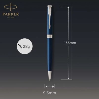 Bút bi Parker Sonnet Subtle Blue Lacquer CT Ballpoint Pen 1931536