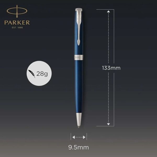Bút bi Parker Sonnet Subtle Blue Lacquer CT Ballpoint Pen 1931536