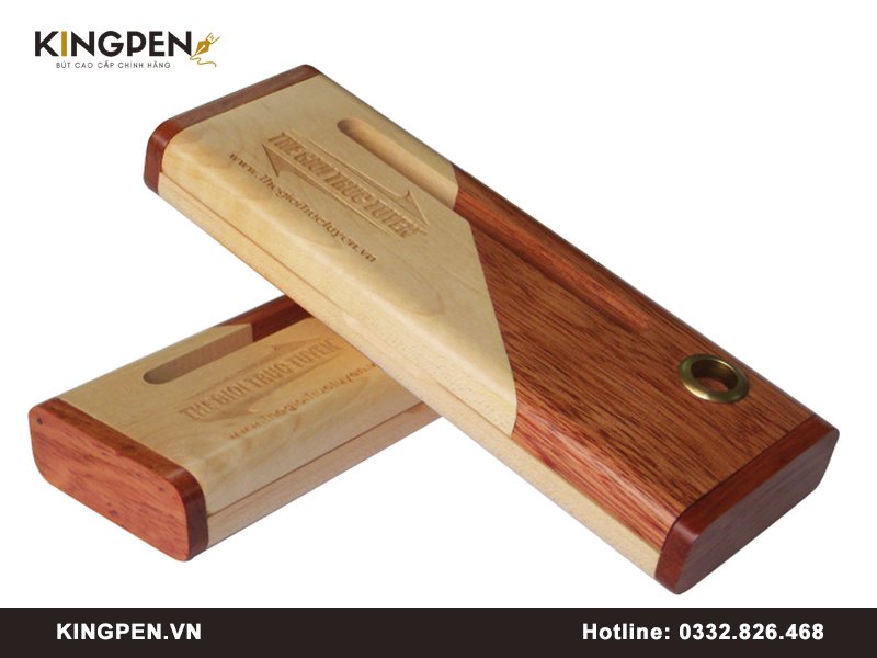 Hộp bút gỗ khắc laser thiết kế đẹp & ý nghĩa