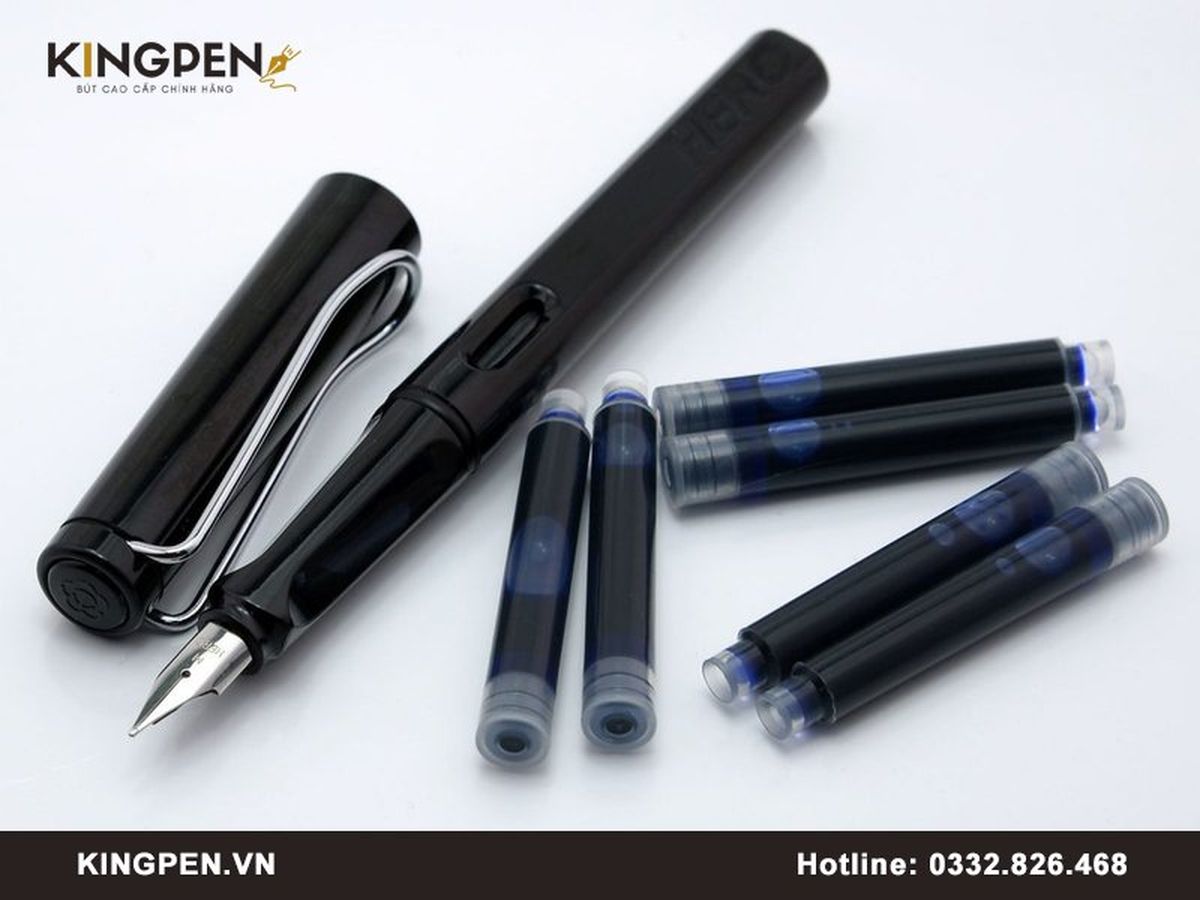 Hướng dẫn cách lắp ống mực vào bút máy cao cấp đơn giản nhất 1 Cách lắp ống mực vào bút máy