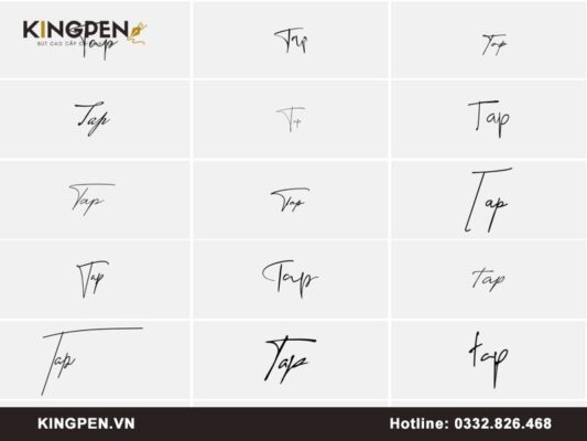 Mẫu chữ ký đơn giản