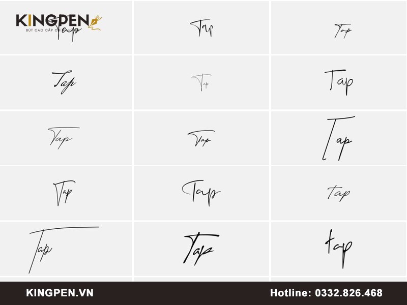 Mẫu chữ ký đơn giản thể hiện sự cá tính & chuyên nghiệp