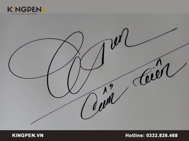 Mẫu chữ ký theo họ và tên độc đáo & thể hiện cá tính