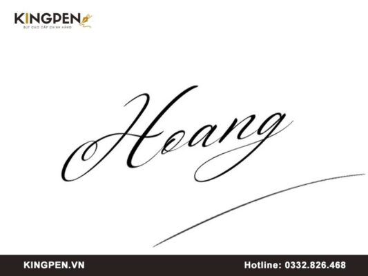 Ký tên chữ H đẹp