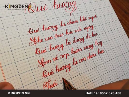 Các bài viết chữ đẹp đạt giải