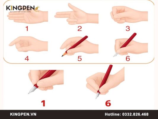 Cách cầm bút viết chữ đẹp