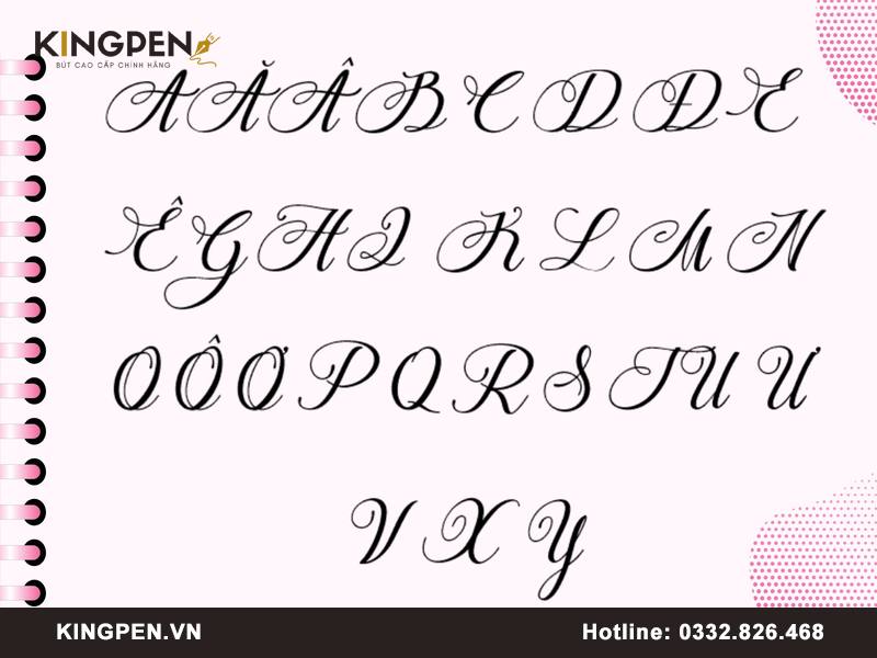 Cách viết chữ in hoa đẹp theo bảng chữ cái chuẩn của BGD