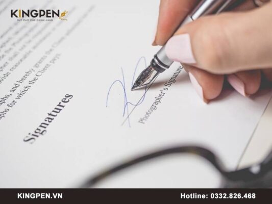 Vị trí chữ ký trong văn bản