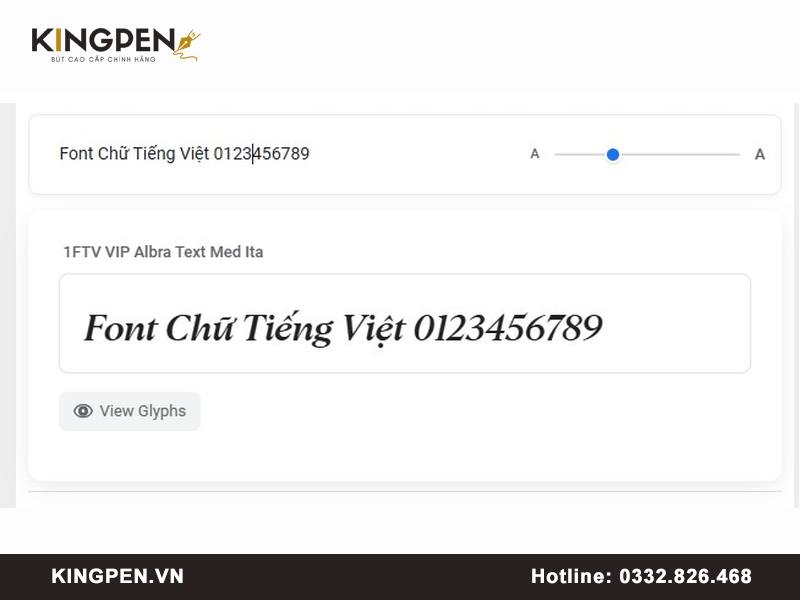 Viết font chữ đẹp online tiếng Việt tạo chữ nghệ thuật