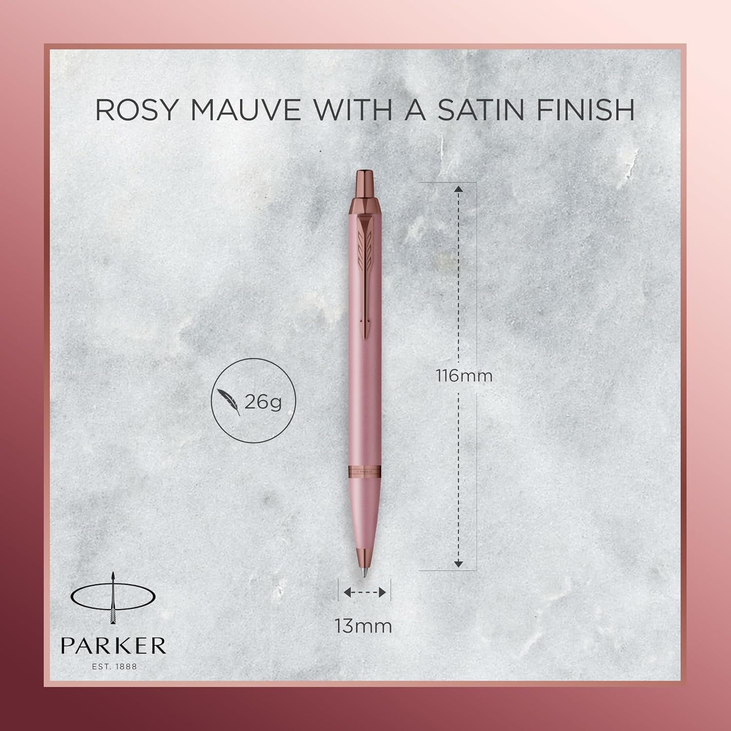 Bút Bi Parker IM RITUALS Finishing Touch Mauve Ballpoint Pen 2235416 3 Bút Bi Parker IM RITUALS Finishing Touch Mauve Ballpoint Pen 2235416